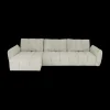 Hoeksalon CARPO Semona Greige Longchair Links B337