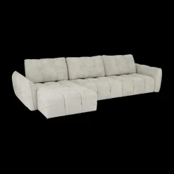 Hoeksalon CARPO Semona Greige Longchair Links B337