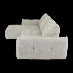 Hoeksalon CARPO Semona Greige Longchair Links B337
