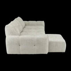 Hoeksalon CARPO Semona Greige Longchair Links B337