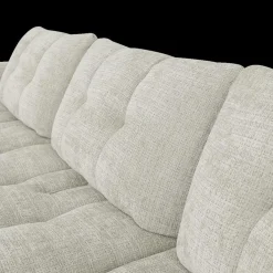 Hoeksalon CARPO Semona Greige Longchair Links B337