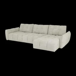 Hoeksalon CARPO Semona Greige Longchair Rechts B337