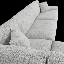 Hoeksalon CASCADA Grijs Hoek Links B312