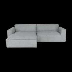 Hoeksalon CASTOR Lonchair Links Grijs