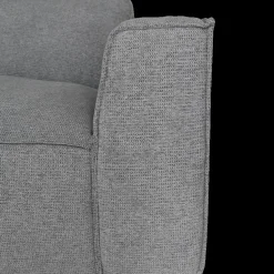 Hoeksalon CASTOR Lonchair Links Grijs