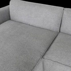 Hoeksalon CASTOR Lonchair Rechts Grijs