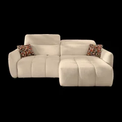Hoeksalon CECILE Beige met Elektrische Diepteverstelling B263