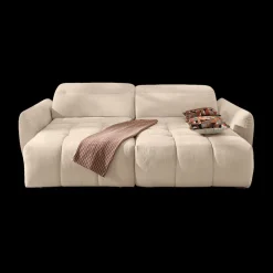 Hoeksalon CECILE Beige met Elektrische Diepteverstelling B263