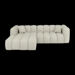 Hoeksalon CELESTE Longchair Links Ivory B265