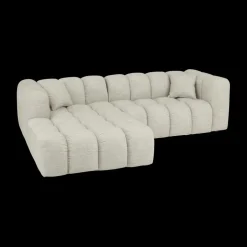 Hoeksalon CELESTE Longchair Links Ivory B265