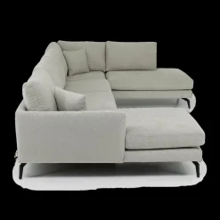 Hoeksalon CELINE Longchair Rechts Grijs