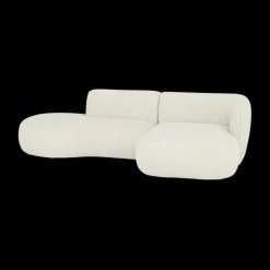 Hoeksalon CONCA Longchair Rechts Ivoor