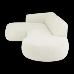 Hoeksalon CONCA Longchair Links Ivoor