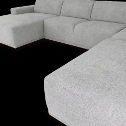 Hoeksalon DALI Longchair Links Grijs