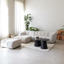 Hoeksalon DILARA Longchair Links B302 Beige