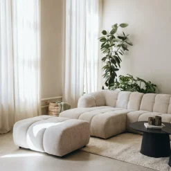 Hoeksalon DILARA Longchair Links B302 Beige