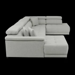 Hoeksalon FIRENZE Hoek Rechts Grijs - Elektrische diepteverstelling