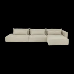 Hoeksalon GAELLE Longchair Rechts Retro Bliss B416