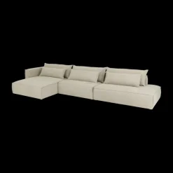 Hoeksalon GAELLE Longchair Links Retro Bliss B416