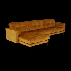 Hoeksalon GALACTICA Longchair Links Gold