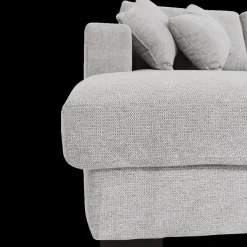 Hoeksalon GRANADA Longchair Rechts Grijs