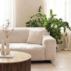 Hoeksalon KOKOMO Longchair Links Cream