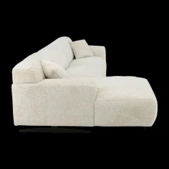 Hoeksalon KOKOMO Longchair Links Cream