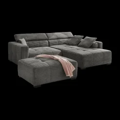 Hoeksalon LORETO Donkergrijs B283-L231