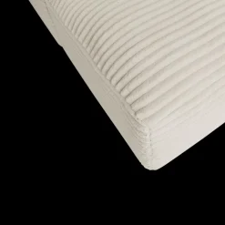 Hoeksalon LUNES Longchair Links Ivory