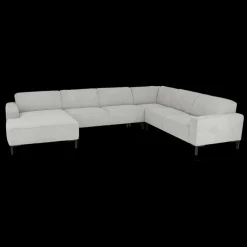 Hoeksalon MATEO Longchair Links Grijs