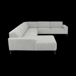 Hoeksalon MATEO Longchair Links Grijs