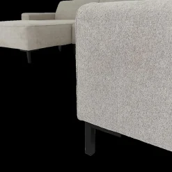 Hoeksalon MATEO Longchair Links Grijs