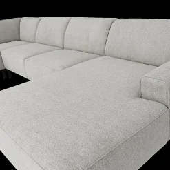 Hoeksalon MATEO Longchair Rechts Grijs