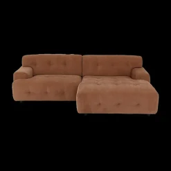 Hoeksalon MODEST Longchair Rechts Storm