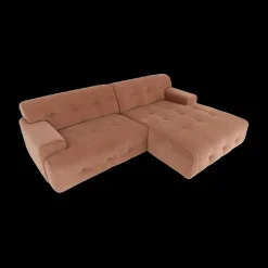 Hoeksalon MODEST Longchair Rechts Storm