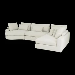 Hoeksalon OTILIA Beige Longchair XL Rechts B359