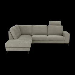 Hoeksalon PADUA Taupe Longchair Links B262