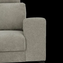 Hoeksalon PADUA Taupe Longchair Links B262