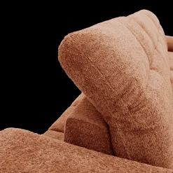 Hoeksalon PIERROT Longchair Links Coral B324