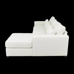 Hoeksalon PLUSS Longchair Rechts Wit