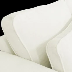 Hoeksalon PLUSS Longchair Links Wit