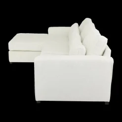 Hoeksalon PLUSS Longchair Links Wit