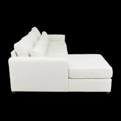 Hoeksalon PLUSS Longchair Links Wit