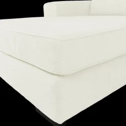 Hoeksalon PLUSS Longchair Links Wit