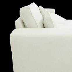 Hoeksalon PLUSS Longchair Links Wit