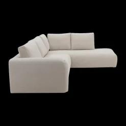 Hoeksalon PUCK Longchair Rechts Soelle Beige B325