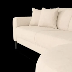 Hoeksalon SELMA Longchair Rechts Beige