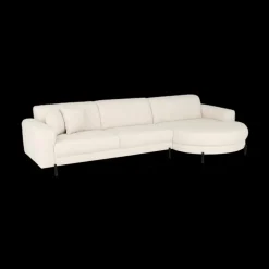 Hoeksalon SELMA Longchair Rechts Beige