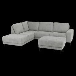 Hoeksalon SEVILLA Longchair Links Dolphin Grijs