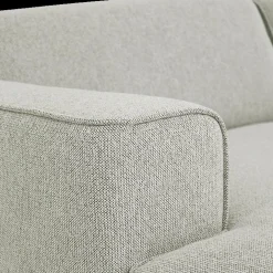 Hoeksalon SMILE Longchair Links Sneak Naturel